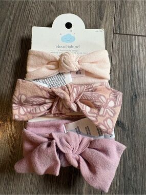 Target Cloud Island 3-pack Head Wrap headband for babies NEW